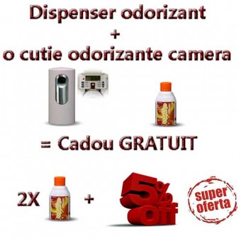 5% Discount la dispenser odorizant + odorinzate camera