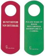 Cartela Nu deranjati - rosu si verde