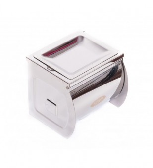 Dispenser hartie igienica cu scrumiera otel inoxidabil